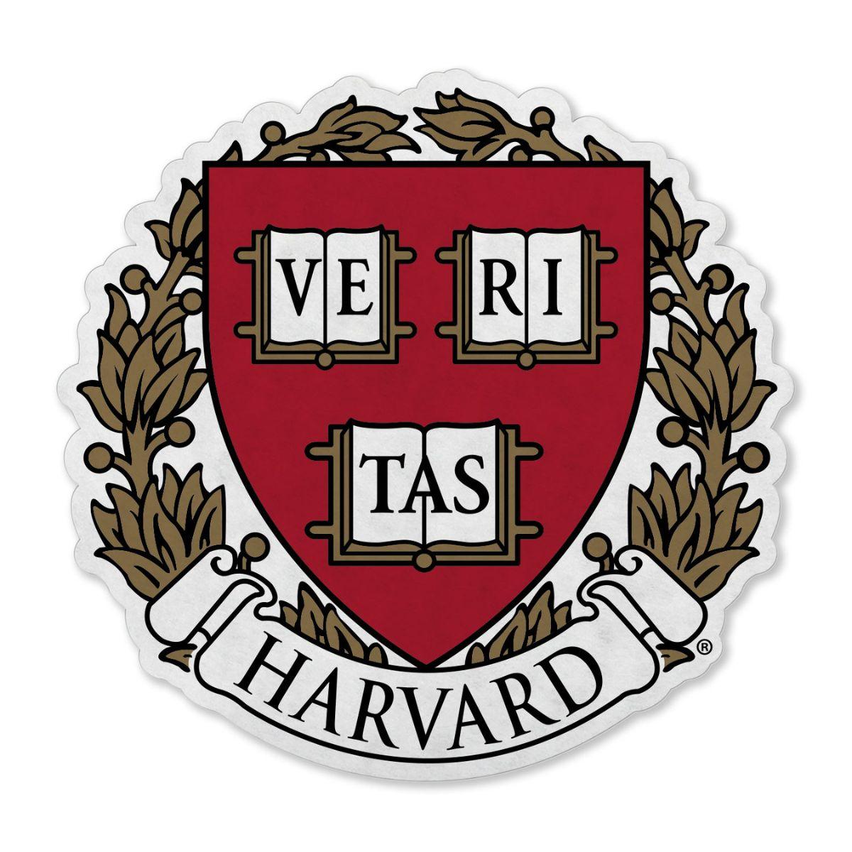 Harvard Seal Cut Felt Pennant HARVARD The Coop harvard-seal-cut-felt-pennant-harvard-the-coop